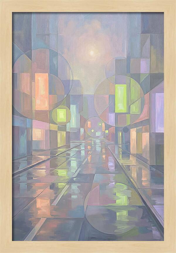 Rainy Street Reflections
