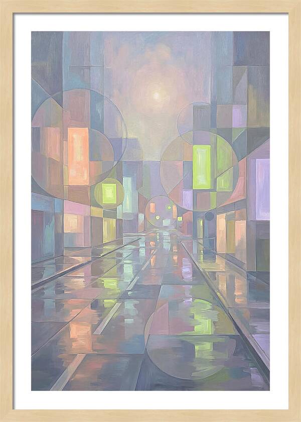 Rainy Street Reflections
