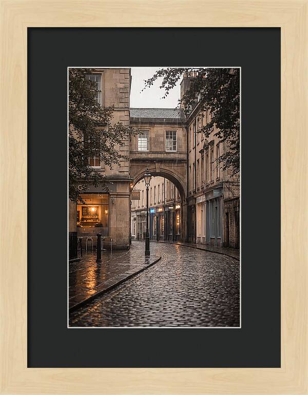Rainy Street Reflections