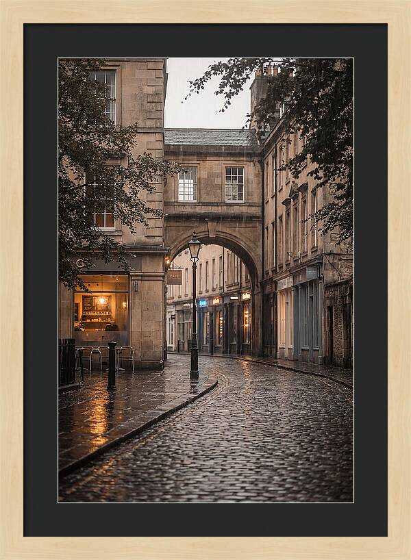 Rainy Street Reflections