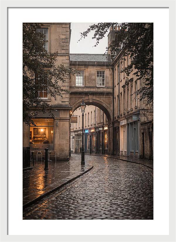 Rainy Street Reflections
