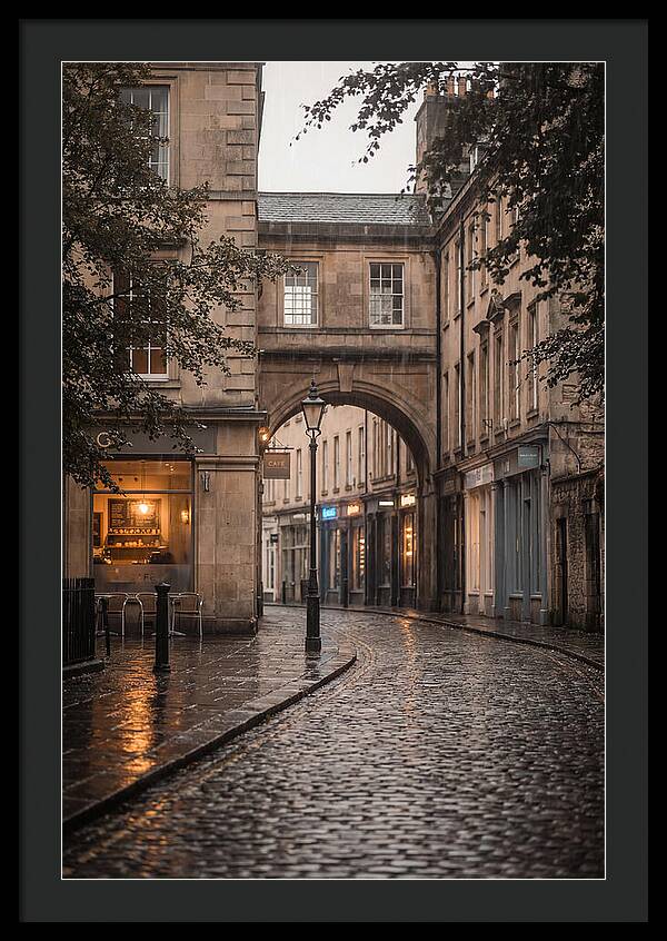 Rainy Street Reflections