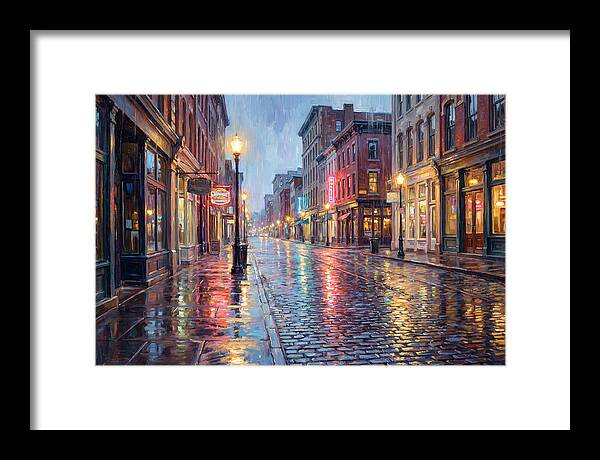 Rainy Street Scene