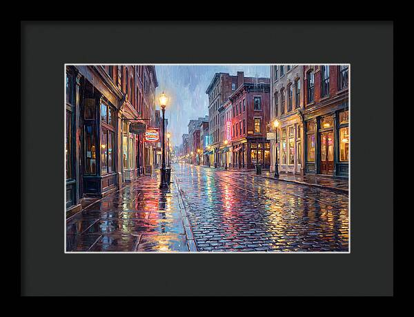 Rainy Street Scene