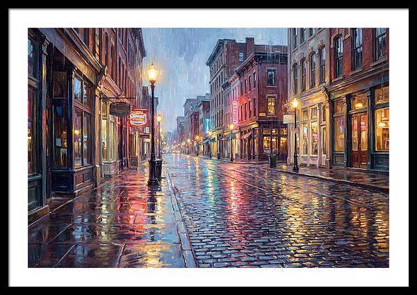 Rainy Street Scene