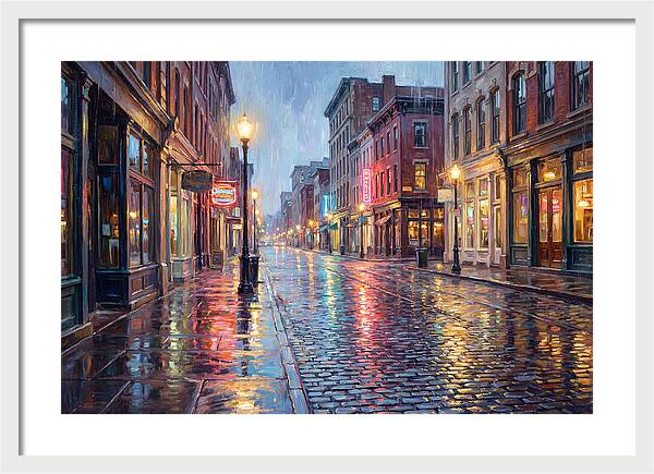Rainy Street Scene