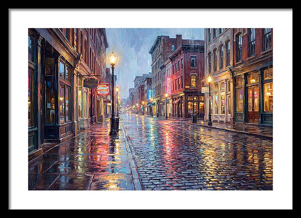 Rainy Street Scene