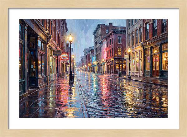 Rainy Street Scene
