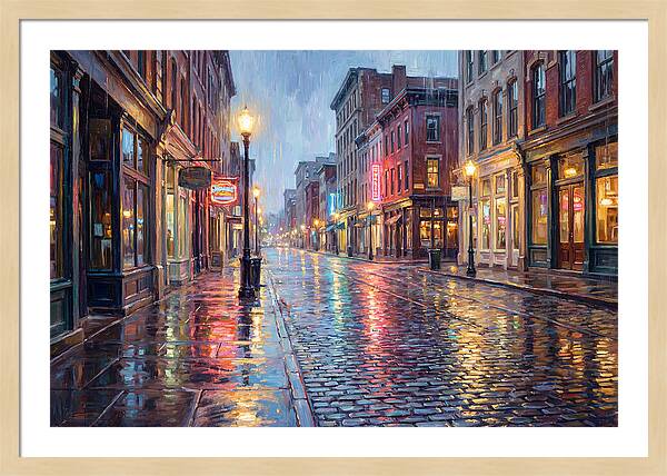 Rainy Street Scene