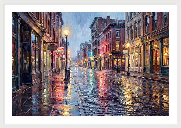 Rainy Street Scene