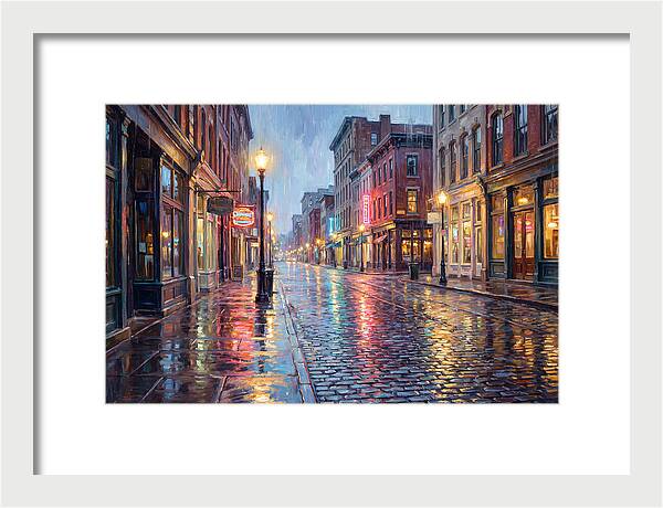 Rainy Street Scene