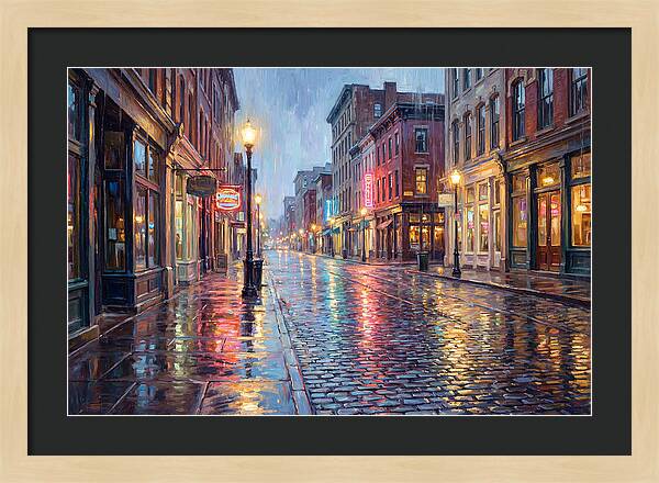 Rainy Street Scene