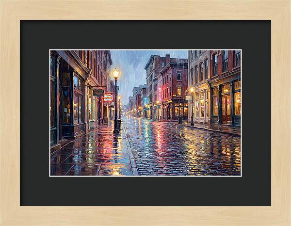Rainy Street Scene
