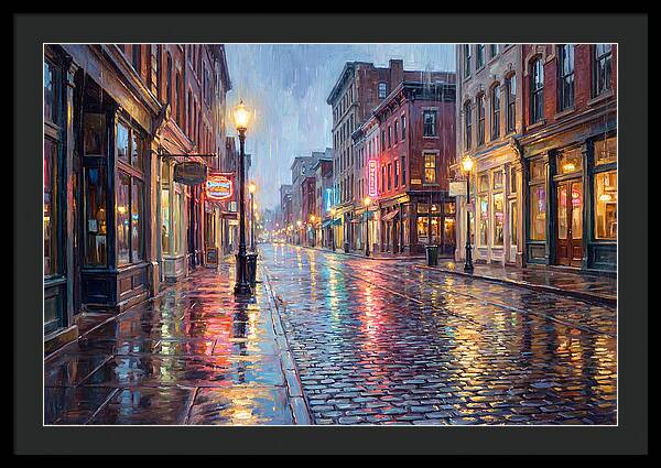 Rainy Street Scene