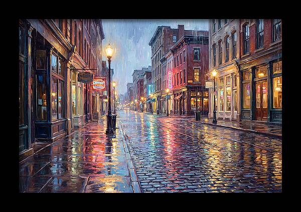 Rainy Street Scene