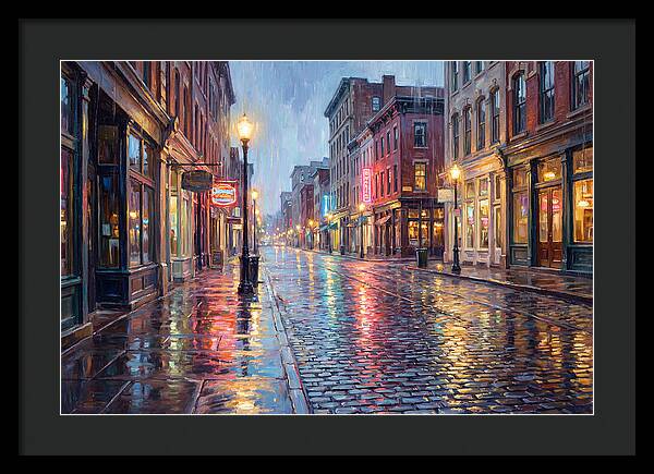 Rainy Street Scene