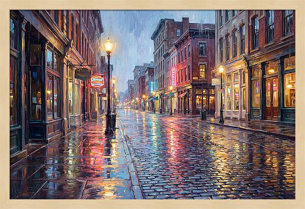 Rainy Street Scene