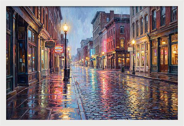 Rainy Street Scene