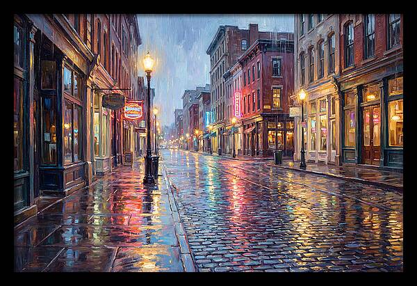 Rainy Street Scene