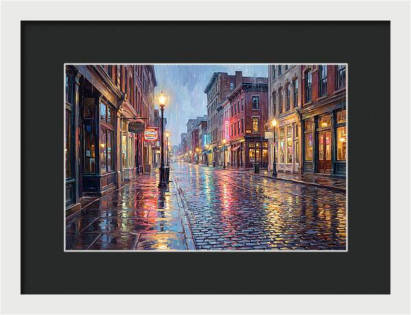 Rainy Street Scene