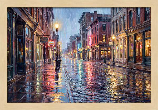 Rainy Street Scene