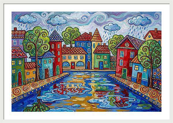 Rainy Street Scene