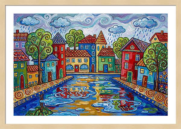 Rainy Street Scene
