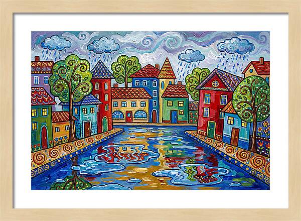 Rainy Street Scene
