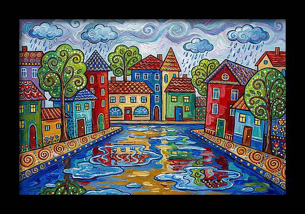 Rainy Street Scene