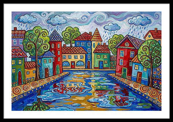 Rainy Street Scene