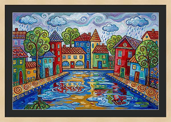 Rainy Street Scene