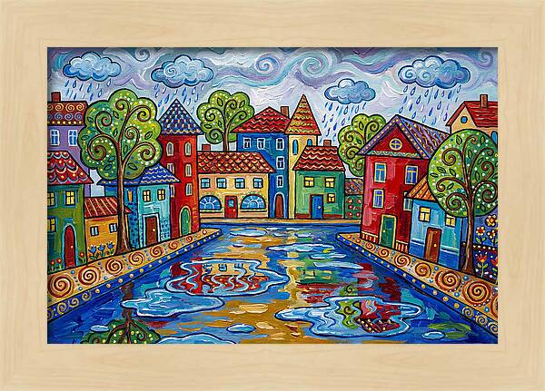 Rainy Street Scene