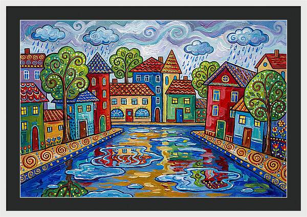 Rainy Street Scene