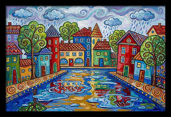 Rainy Street Scene