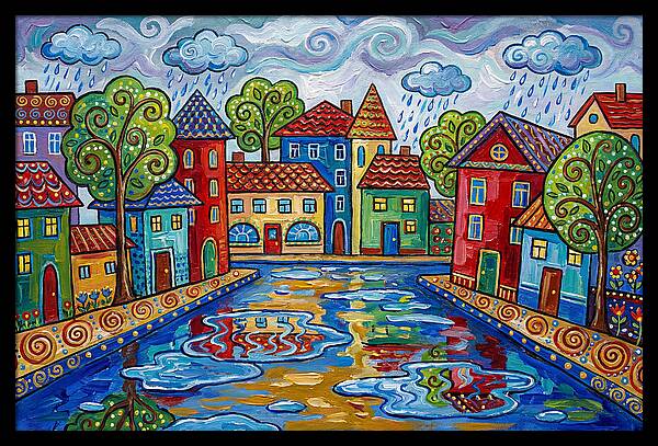 Rainy Street Scene