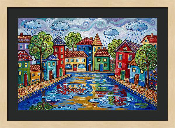 Rainy Street Scene