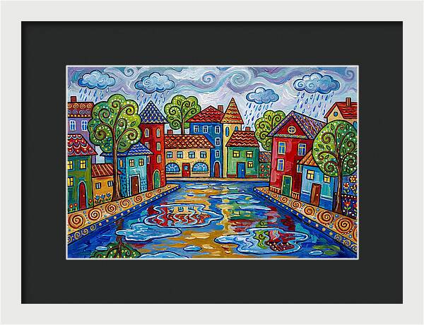Rainy Street Scene
