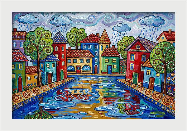Rainy Street Scene