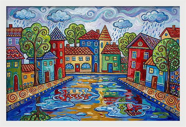Rainy Street Scene