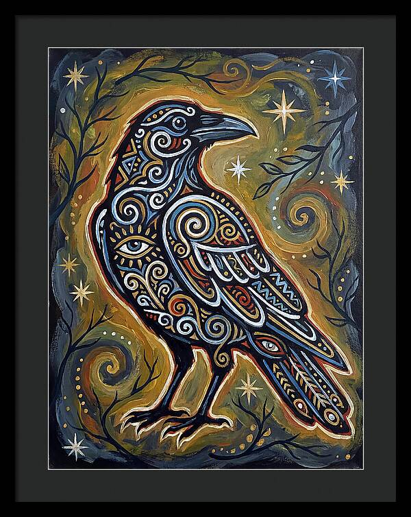 Raven Folk In Intricate Patterns