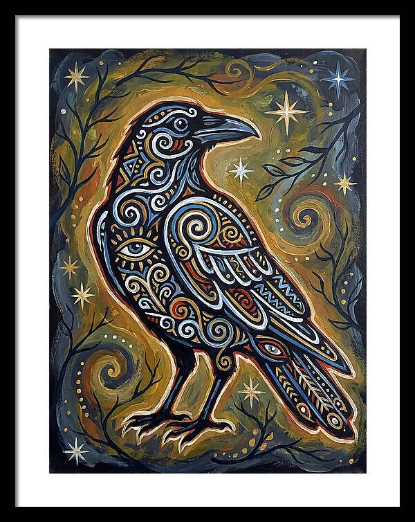 Raven Folk In Intricate Patterns