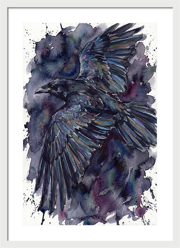 Raven In Flight