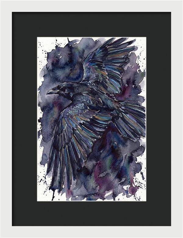 Raven In Flight