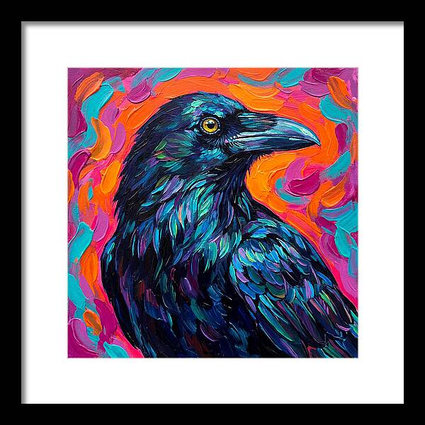 Raven In Vibrant Colors