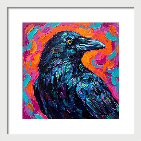 Raven In Vibrant Colors