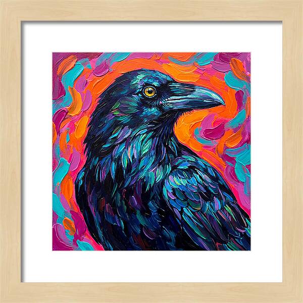 Raven In Vibrant Colors