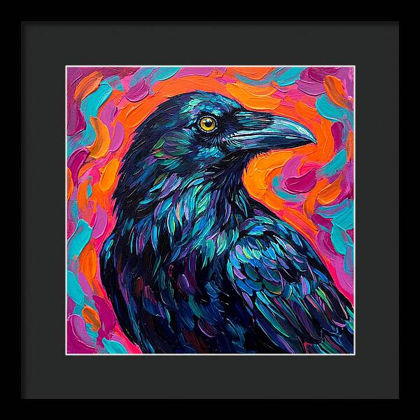 Raven In Vibrant Colors