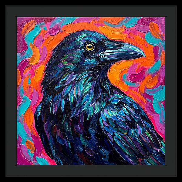 Raven In Vibrant Colors