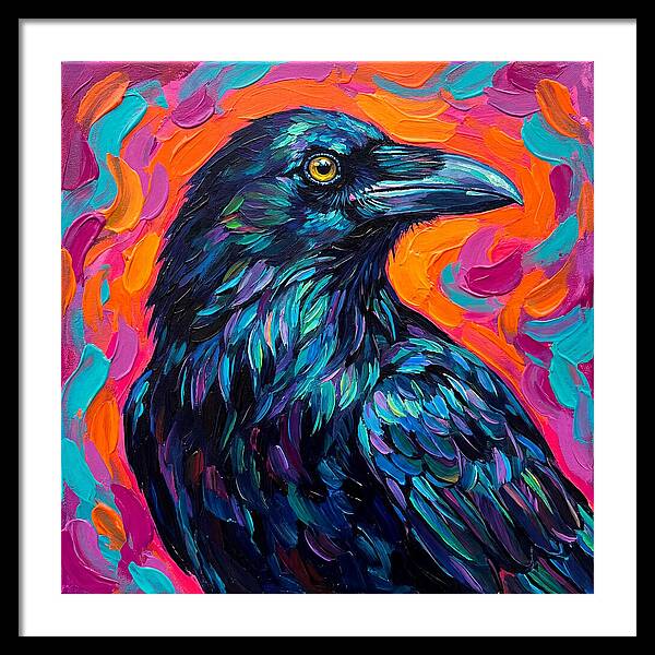 Raven In Vibrant Colors