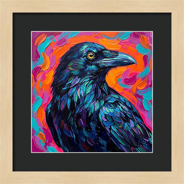 Raven In Vibrant Colors
